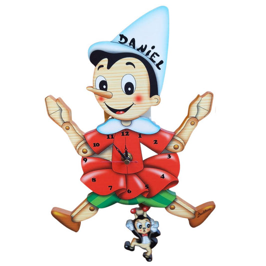 Pinocchio Moreno medium clock